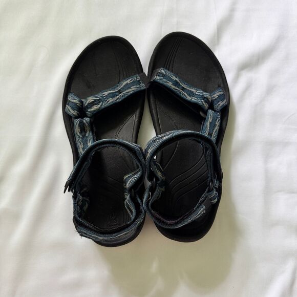 Teva Hurricane Sandals Outdoors Walking Hiking Black And Blue Men\'s Size 9 main image 5